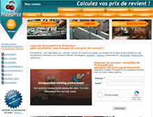 Tablet Screenshot of prix-de-revient.com